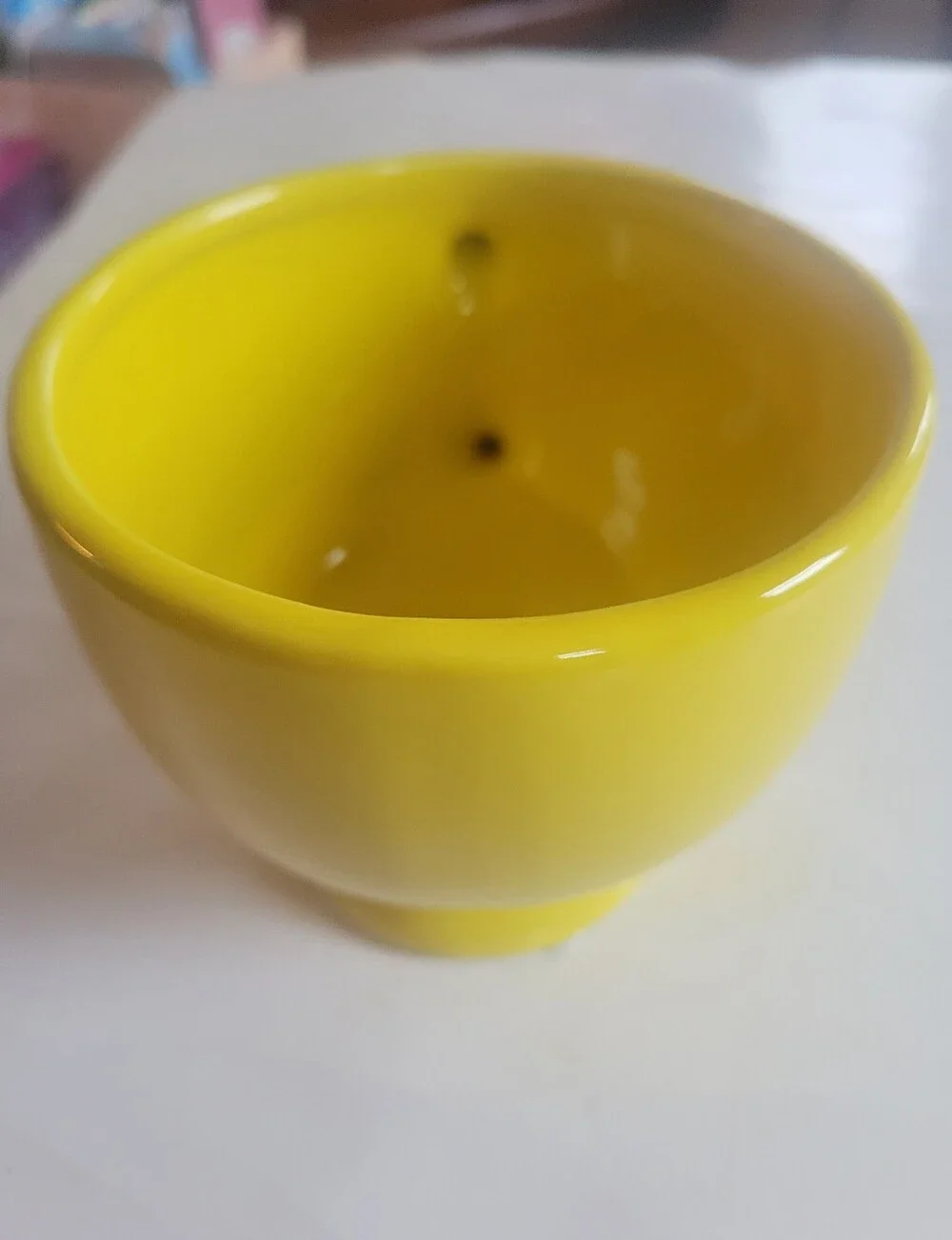 Smiley Face Yellow Ceramic Mug